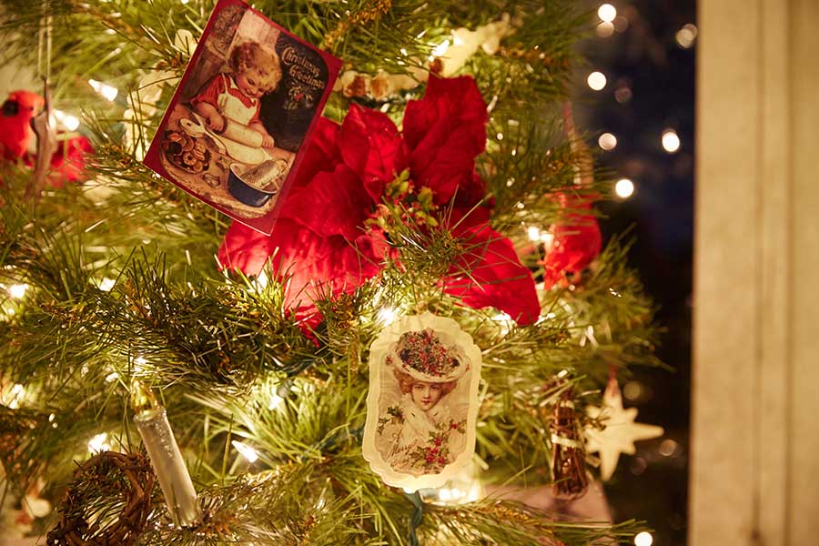 Christmastime at the Folly is time for Victorian-inspired decorations to shine
