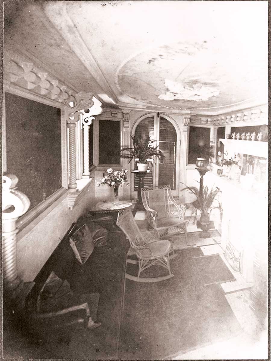 Original Smoking Room, after renovation ca. 1890