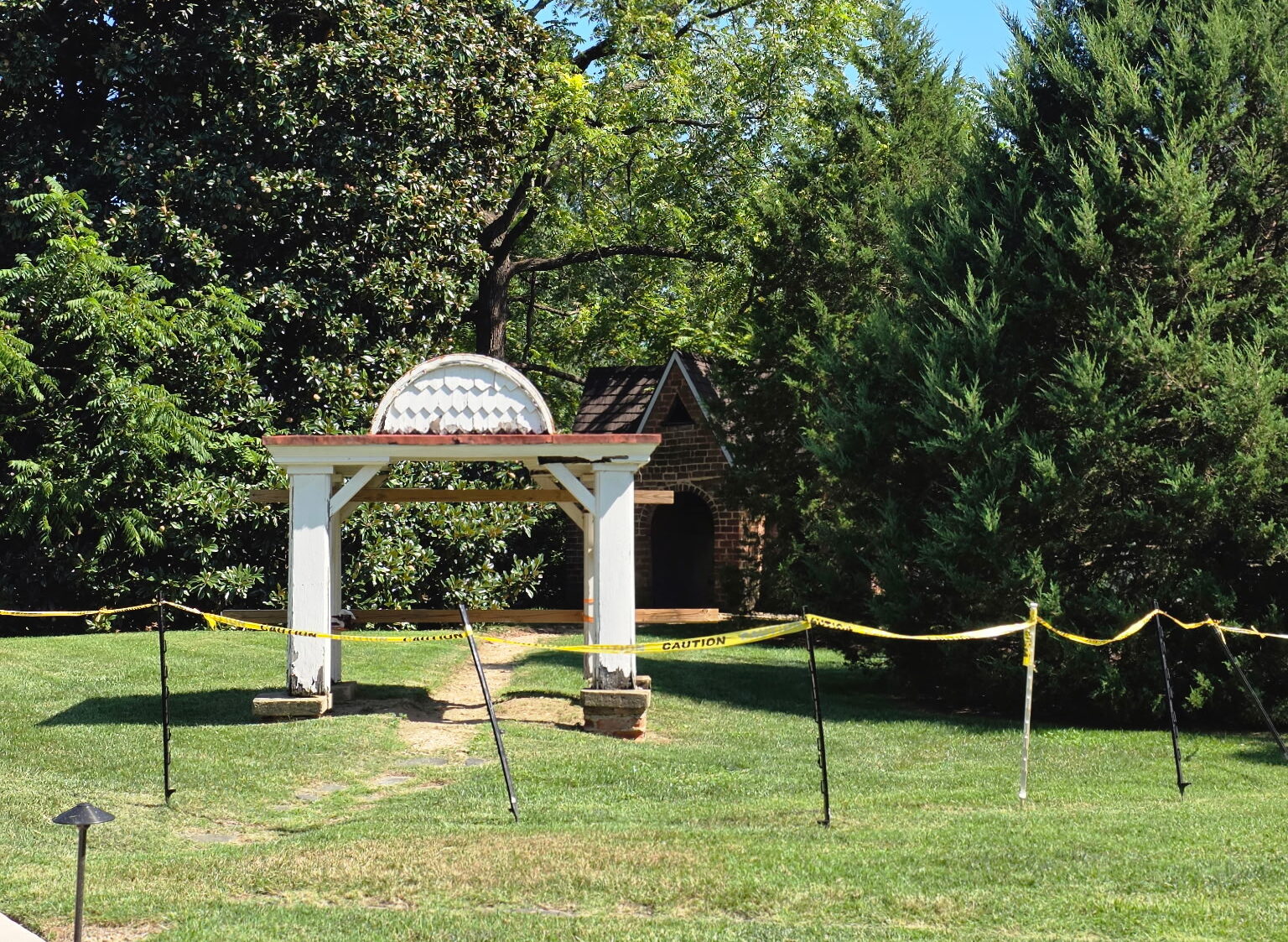 Pergola Progress: Preparing the Pathway