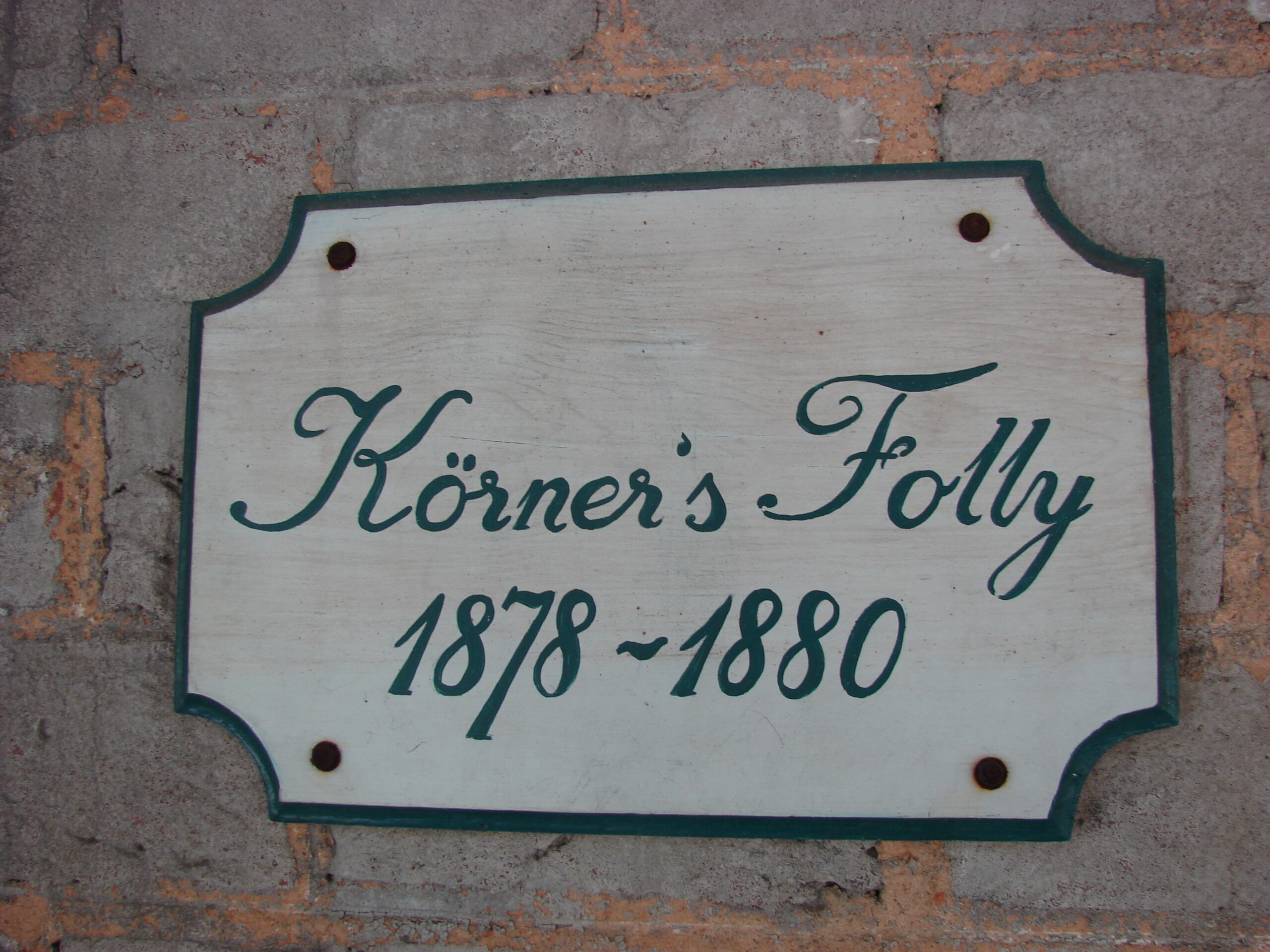 Annual Meeting of the Members of the Körner’s Folly Foundation